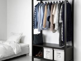 Medinė atvira rūbų spinta Hemnes