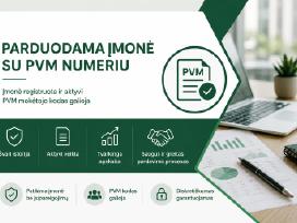 Parduodu UAB su PVM mokėtojo kodu – greitas starta