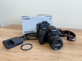 Canon EOS 800d + Ef-s 18-55mm Is Stm + rūko efekto
