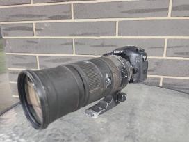 Parduodu Sony a77ii su objektyvu sigma 150-500mm