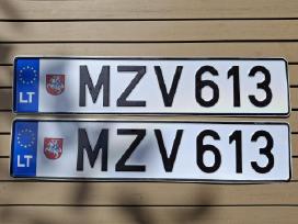 Valstybiniai numeriai Mzv 613