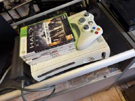 Xbox 360 kaina tik 55eur Pultas + Žaidimai