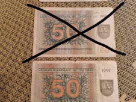 Banknotai Talonai Vagnorkes Originalai - Apyvartin