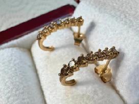 Auksas šampaniniai deimantai 0.58ct