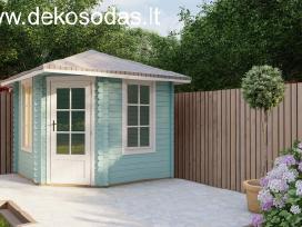 Kampinis medinis sodo namelis 40 mm, 260260 cm