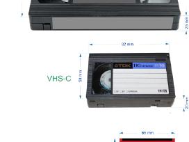 Vhs - mini Dv video kasetės skaitmenizavims