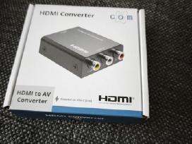 Naujas Hdmi į AV (Rca) keitiklis / adapteris (su g
