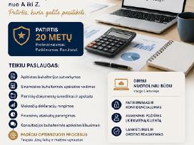 Teikiu buhalterinės apskaitos paslaugas