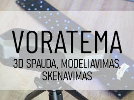 3D spausdinimas, skenavimas, modeliavimas Vilniuje