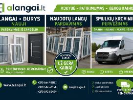 Langai ir durys pardavimas iš sandėlio, gamybas