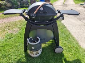 Kepsninė weber Q2000 su dujų balionu