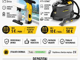 Plaunančio siurblio nuoma Panevėžyje Karcher