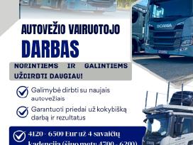 Autovežio Vairuotojo Darbas