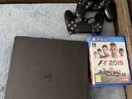 Playstation 4 slim + žaidimai
