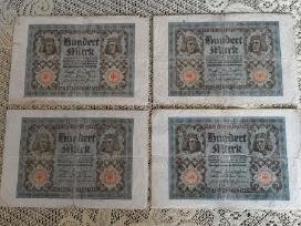 Banknotai Originalai - Apyvartinio Stovio 4 Vnt