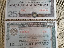 Banknotai Obligacijos Originalus. .Zr . Foto