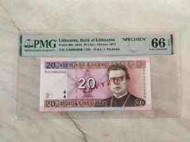 20 litų,2001 metu,pavyzdys