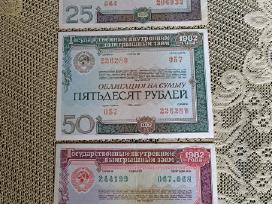 Banknotai Obligacijų - Apyvartinio Stovio. 3 Vnt