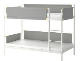Vitval Ikea dviaukštė lova