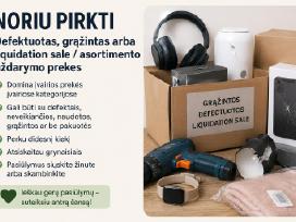 Pirkčiau grąžintas, defektuotas ar likutines preke