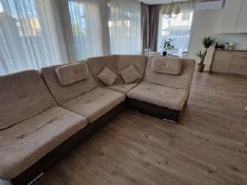 Parduodama didelė sofa- lova