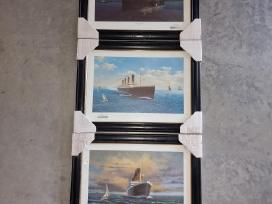 Kolekcinių Titanic paveikslų komplektas