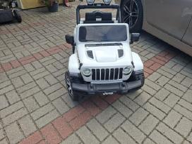 Jeep Wrangler vaikiškas elektromobilis