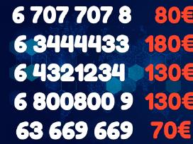 Gražus VIP numeris 3333 4444 800800