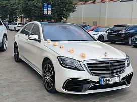 Vestuvėms Mercedes-benz S500 baltas
