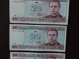20 litų 1993m.