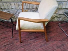 Vintažinis mid century bukmedžio fotelis
