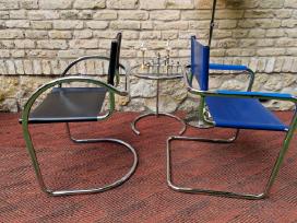 Vintažinės mid century Bauhaus st.konsolinės kėdės