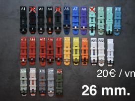 Apyrankės Garmin 20, 22, 26mm. (8.12)