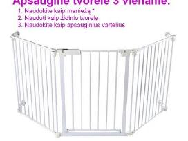 Apsauginė tvorelė vaikams ( du vnt. už 1 kainą)