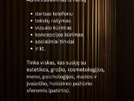 Darbas iš namų arba nepilną darbo dieną