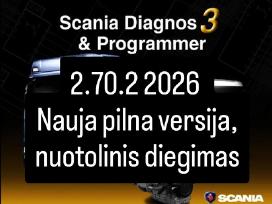 Scania Sdp3 2.70.2 2026 nuotolinis diegimas