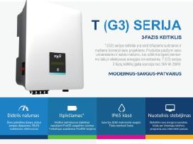 Trifazis saulės inverteris Foxess T15-g3 (15 kw)
