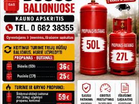 Dujų balionai Kauno apskritis