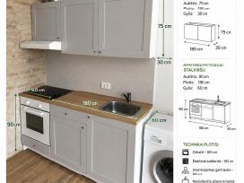 Virtuvinis komplektas Ikea