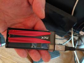 Nvme diskas xpg-gammix-s11-pro-512 su dėžute