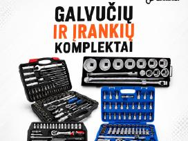 Galvučių ir įrankių komplektai pigiau