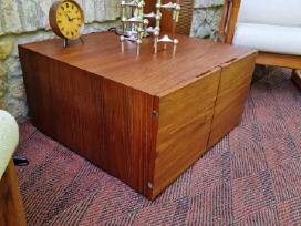 Vintažinis mid century tiko konsolinis staliukas