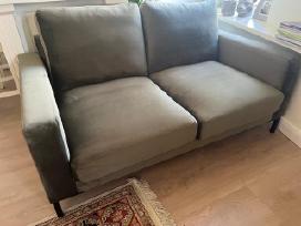 Visiškai nauja dvivietė velvetinė sofa Venus