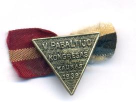 V Pabaltijo Kongresas Kaunas 1939