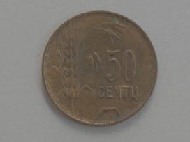 Tarpukario Lietuvos moneta – 50 centų (1925 m.)