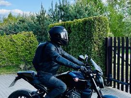 Odinė moto striukė Dainese Fulcro juoda
