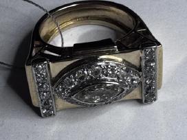 Auksinis žiedas su briliantais 1,7 ct - 4000 e