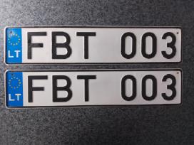 Automobilio Valstybiniai numeriai