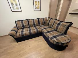 Kampinė sofa-lova su miegojimo funkcija