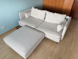 Ikea Sofa Soderhamn su kojų kedute